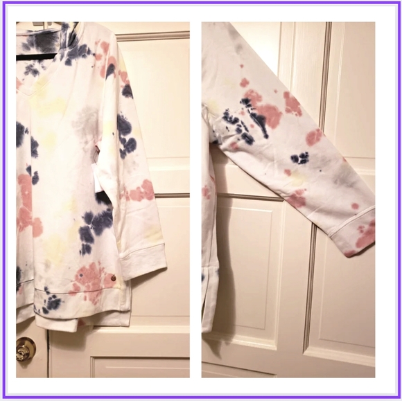 🔥LANE BRYANT-LIVI ACTIVEWEAR TIE DYE HOODIE - Picture 6 of 11